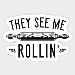 They See Me Rollin’ Sticker